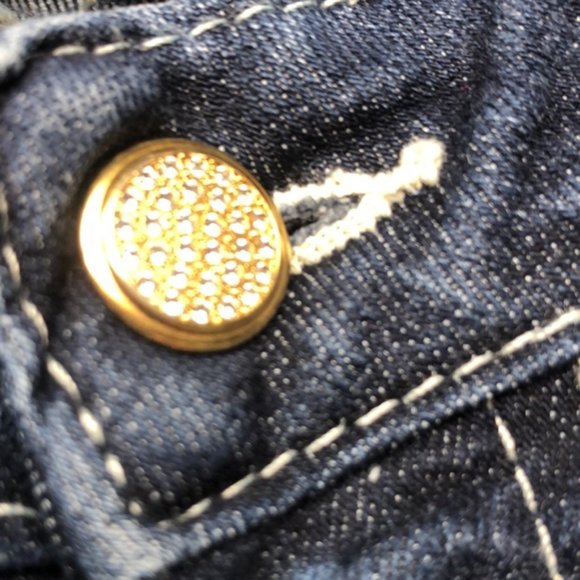 AUTHENTIC TRUE RELIGION JULIE SKINNY JEANS 31x29 MADE IN USA πΊπΈ - Picture 6 of 13